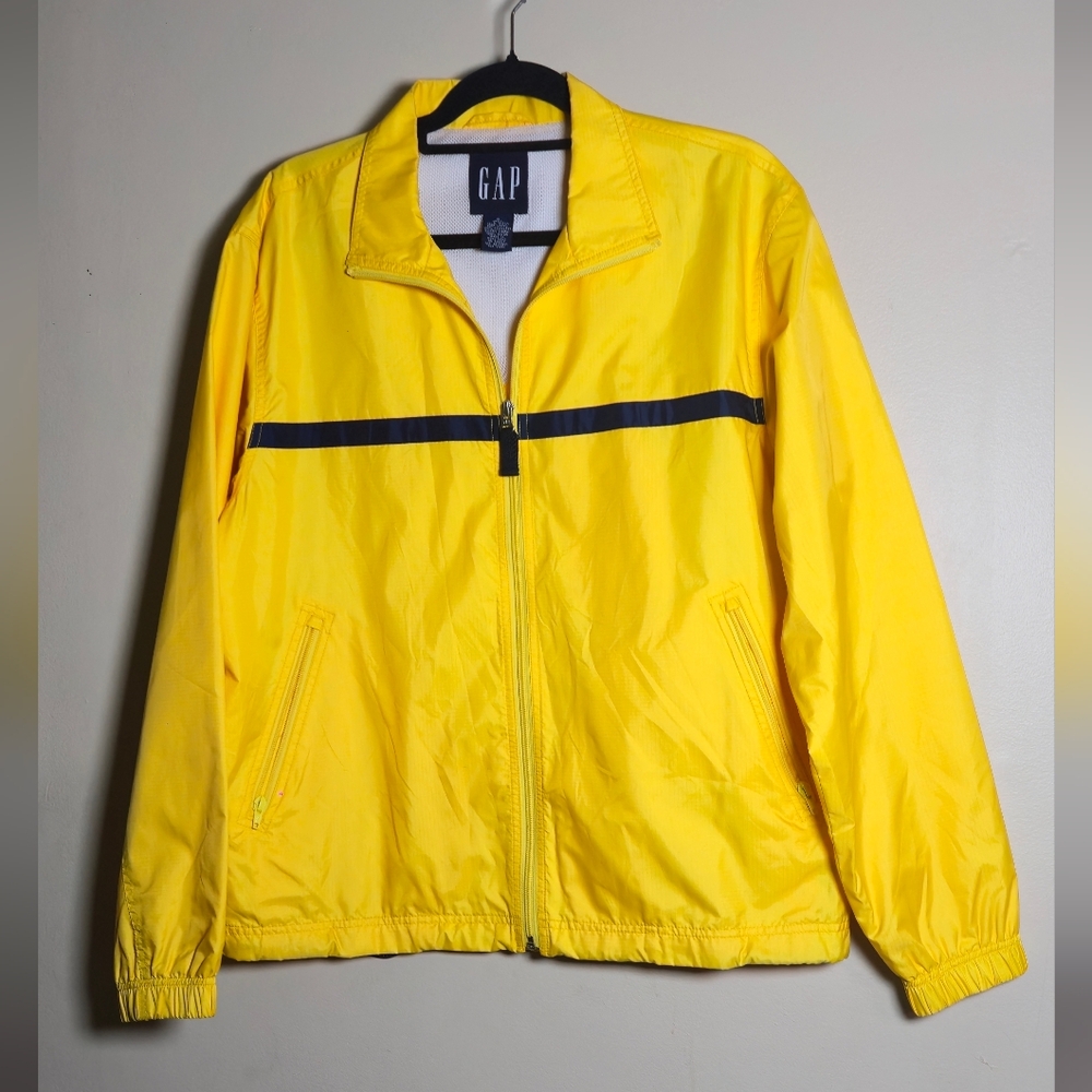 GAP Yellow Windbreaker Jacket